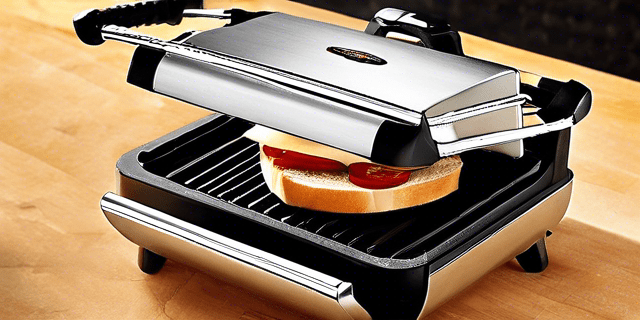 Stainless Steel Sandwich Panini Maker